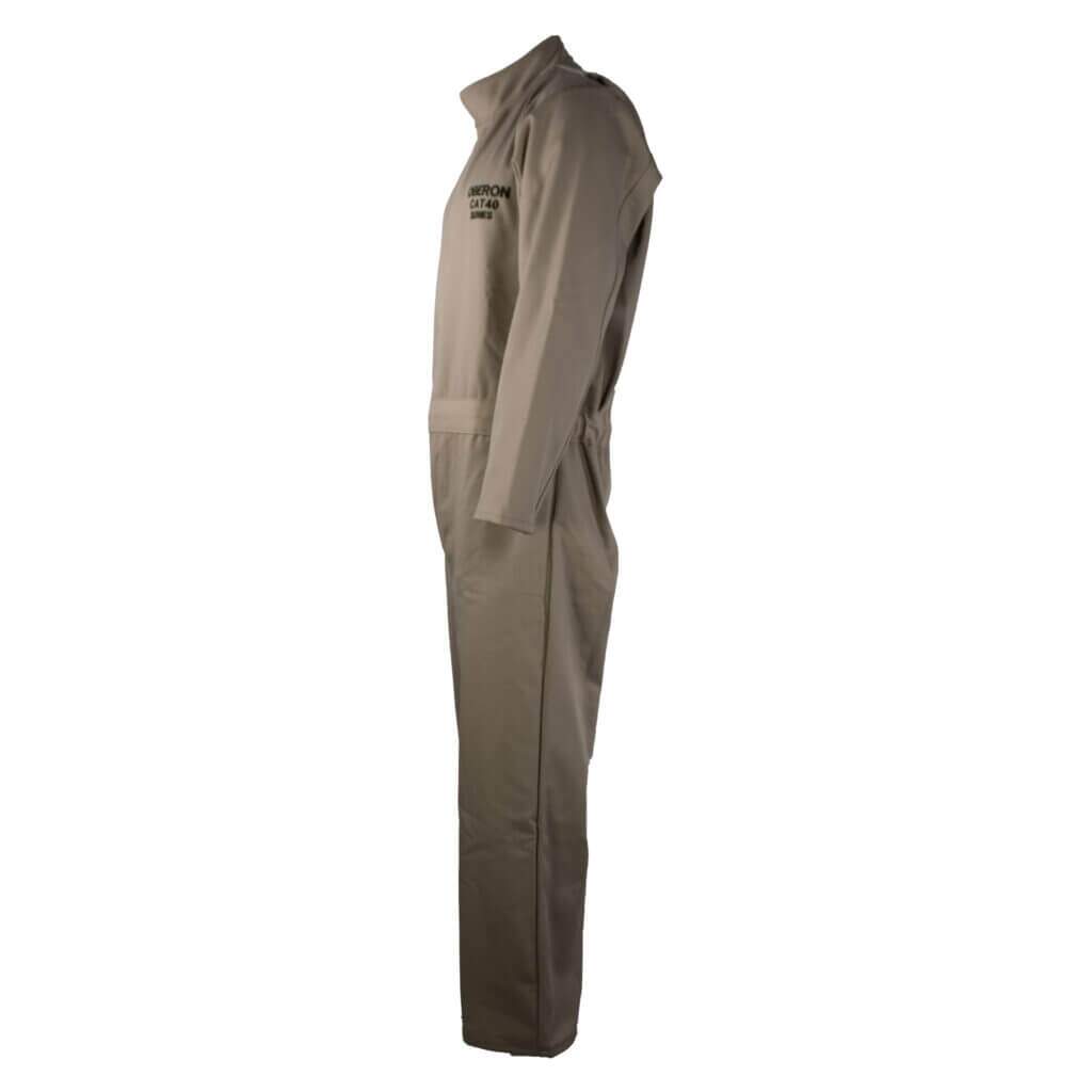 CAT 40 Cal Arc Flash Coveralls Left Side Image