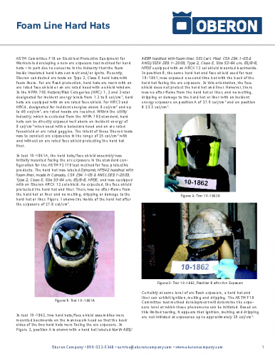 Hard Cap Foam Liner White Paper