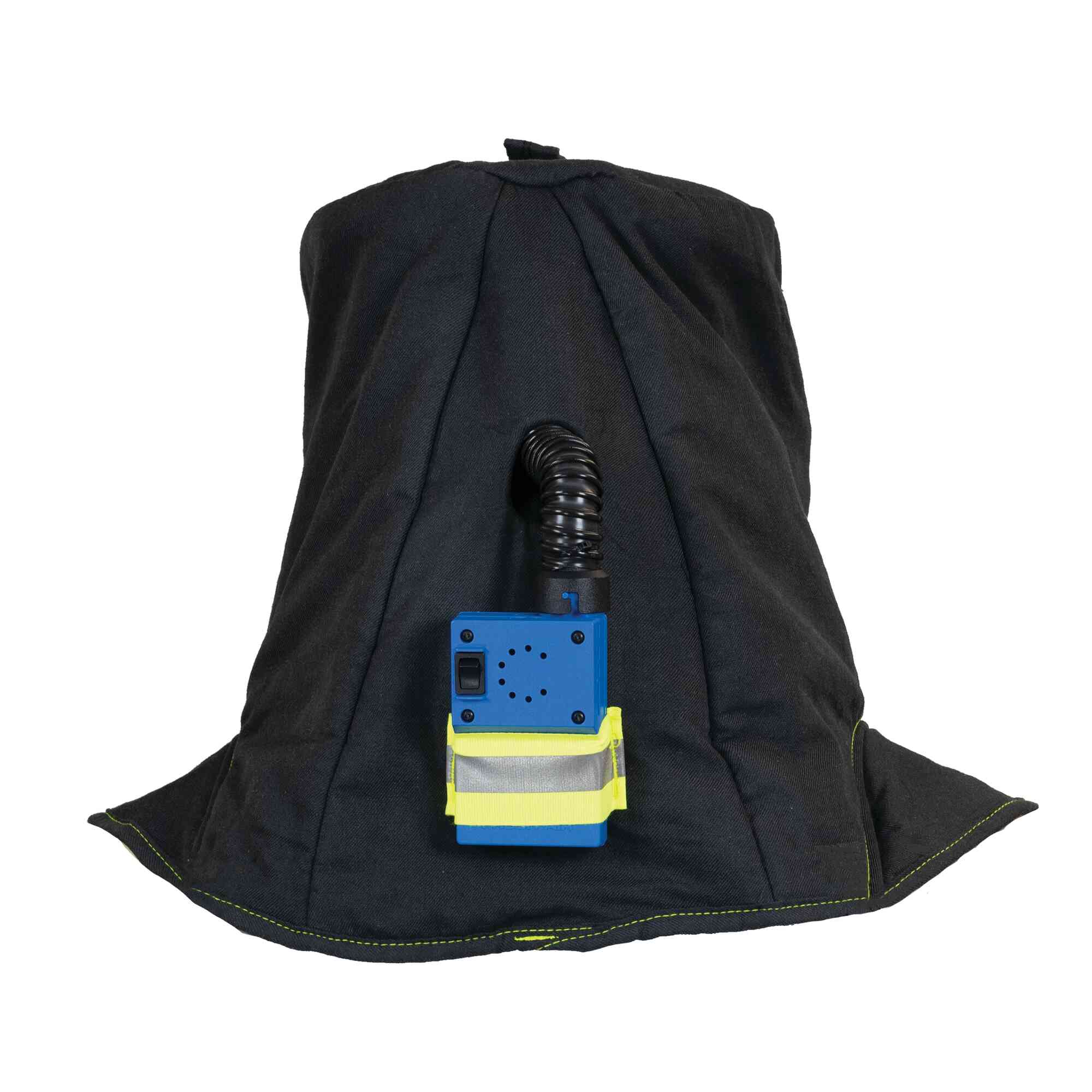 TCG 40 Cal Arc Flash Hood and Coverall Suit Set w/ Ventilation System and Light BackImage