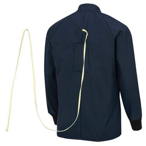 LAN 12 Cal Arc Flash Coats w/ Escape Straps BackImage