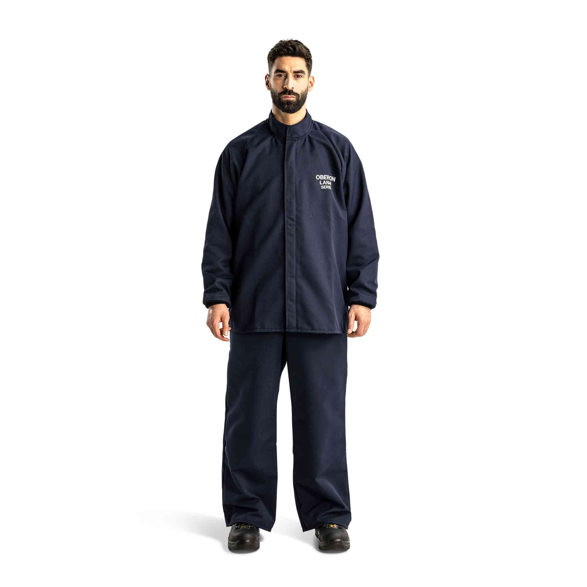 LAN 40 Cal Arc Flash Coats Lifestyle Image