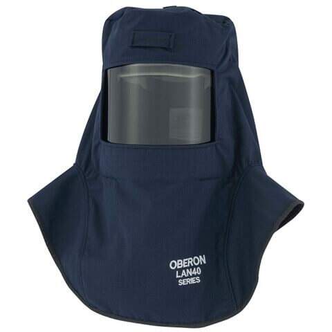 40 Cal LAN™ Arc Flash Hoods with Adapter FrontImage