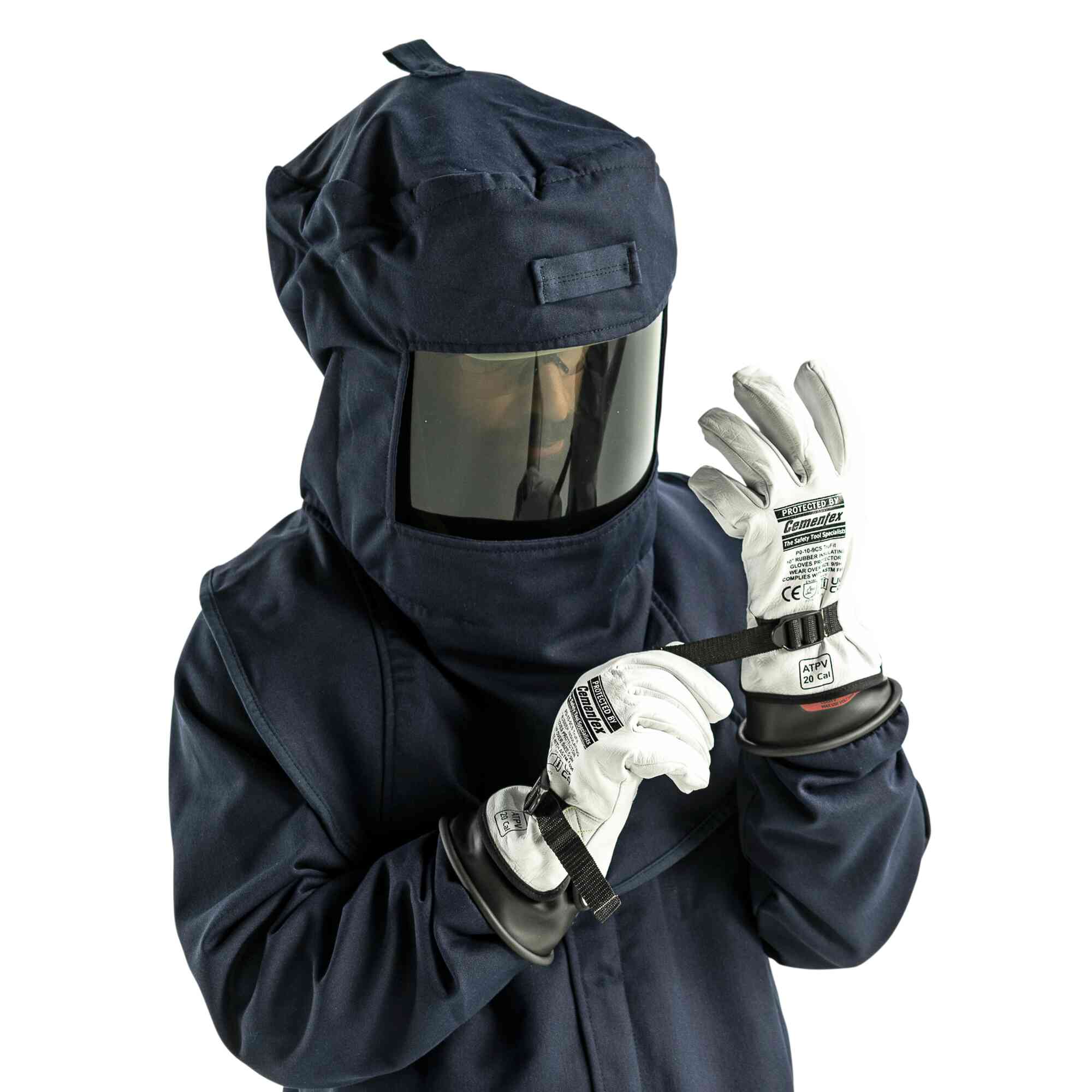 LAN 40 Cal Arc Flash Hoods Lifestyle Image
