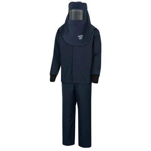 LAN 40 Cal Arc Flash Hood, Coat, and Bib Suit Sets w/ Escape Strap and Ventilation System MainImage