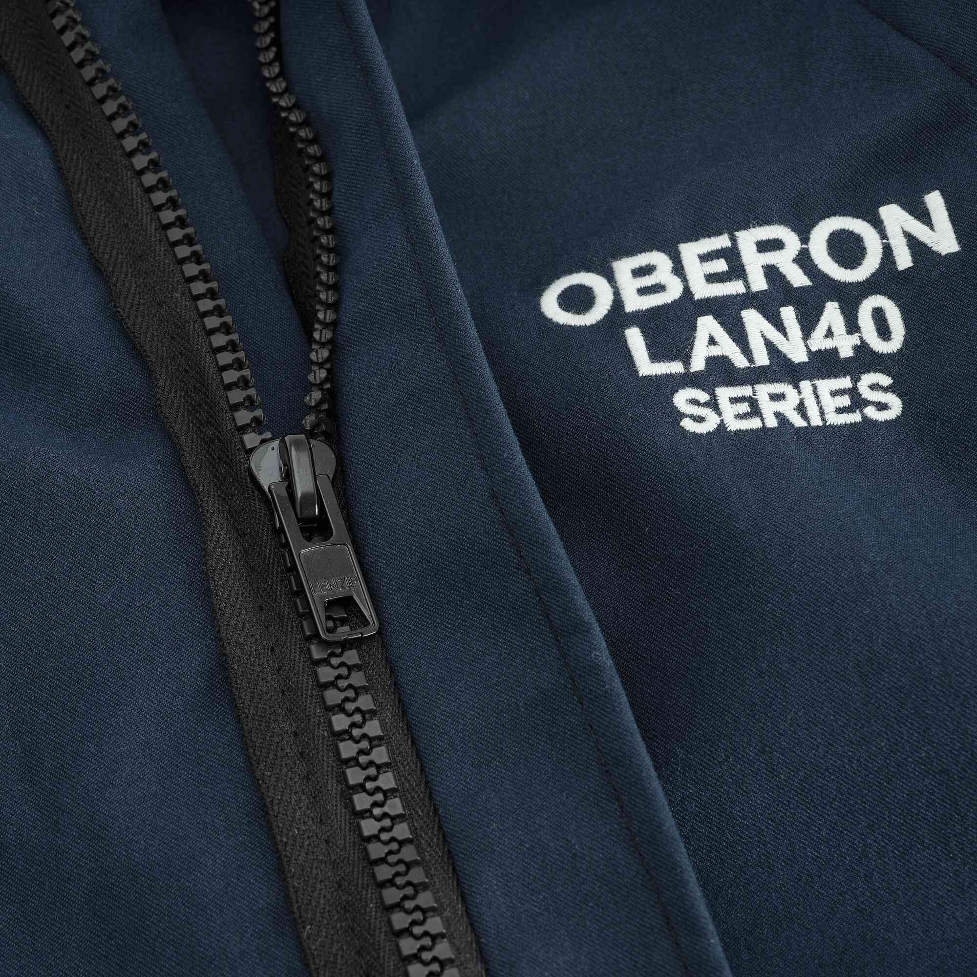 LAN 40 Cal Arc Flash Hood, Coat, and Bib Suit Set w/ Escape Strap CloseUpImage