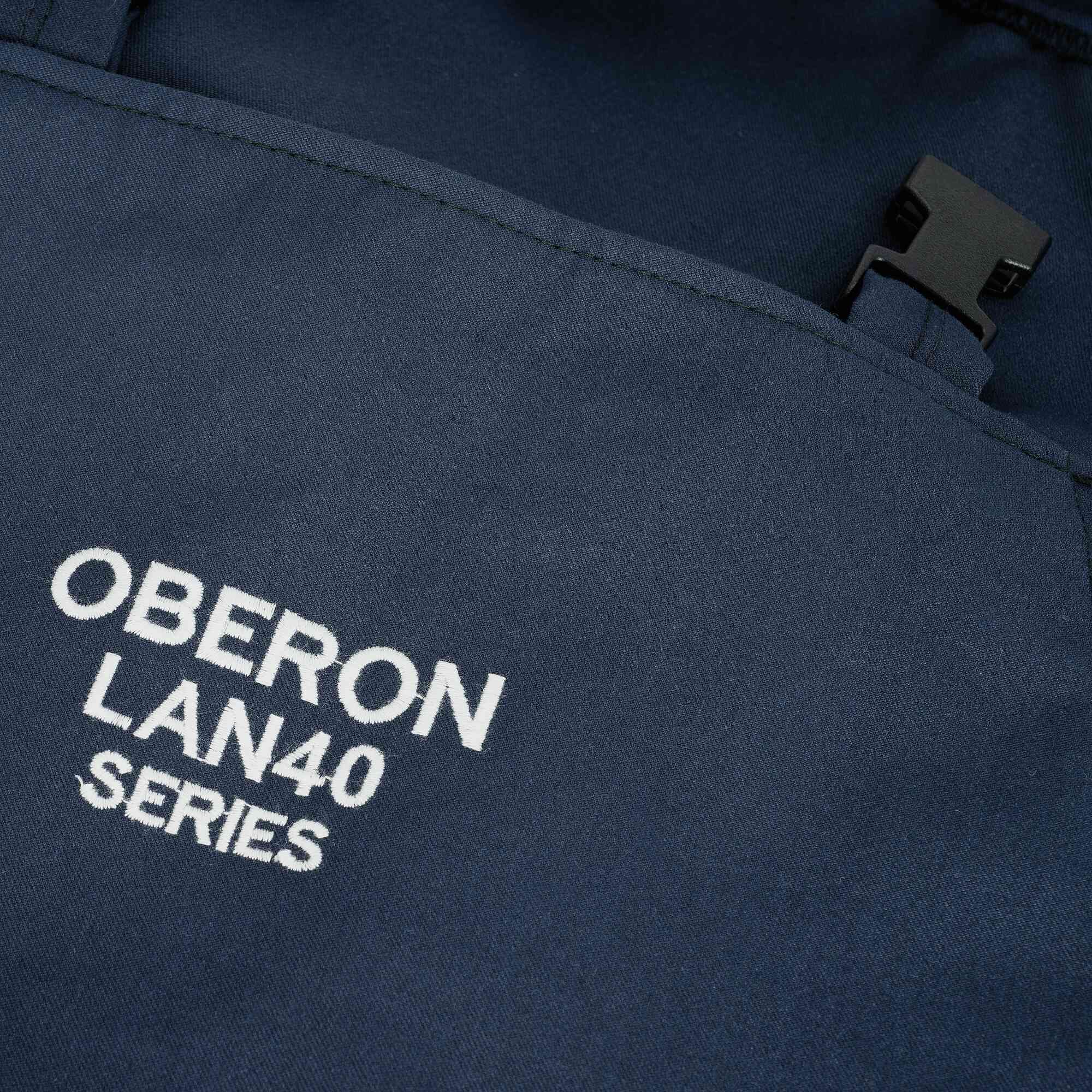 LAN 40 Cal Arc Flash Hood, Coat, and Bib Suit Set w/ Escape Strap CloseUpImage