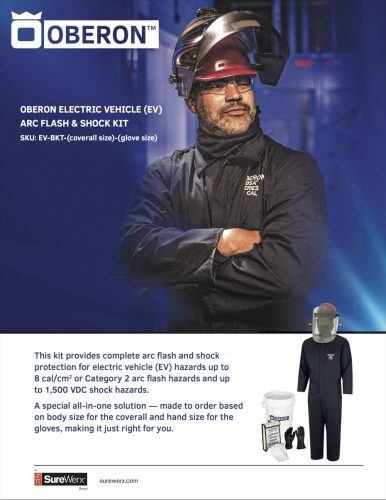 Oberon Electric Vehicle Arc/Flash Shock Kit – French 