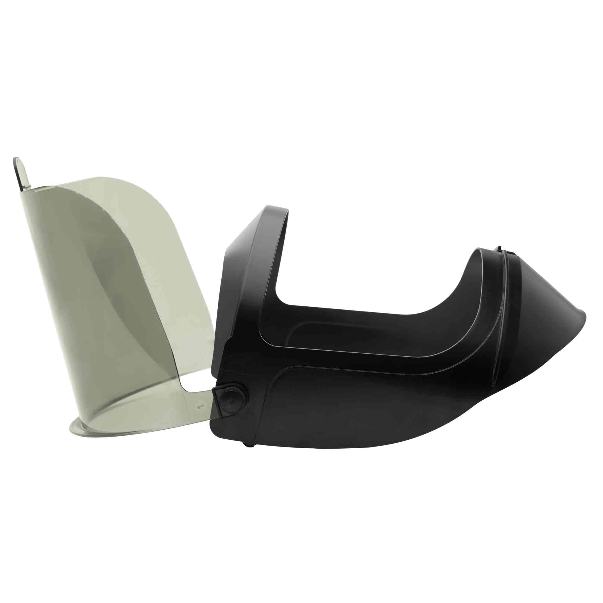 TCG EZ Lift Arc Flash Face Shield and Adapters RightSideImage