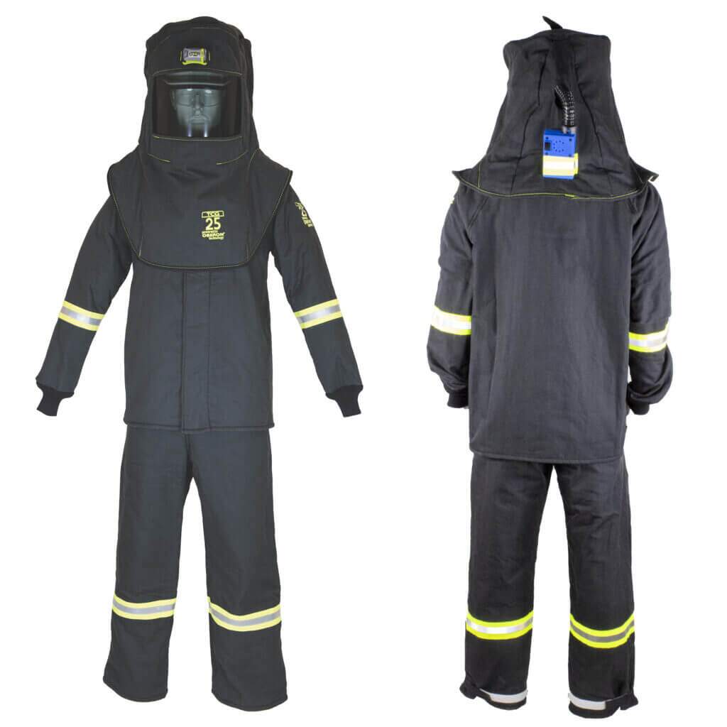TCG 25 Cal Hood, Coat and Bib Arc Flash Kits w/ Light and Vent MainImage