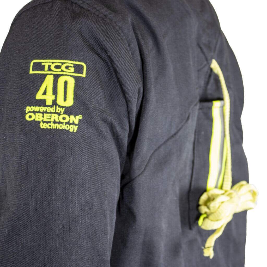 TCG 40 Cal Arc Flash Coats w/ Escape Strap CloseUpImage