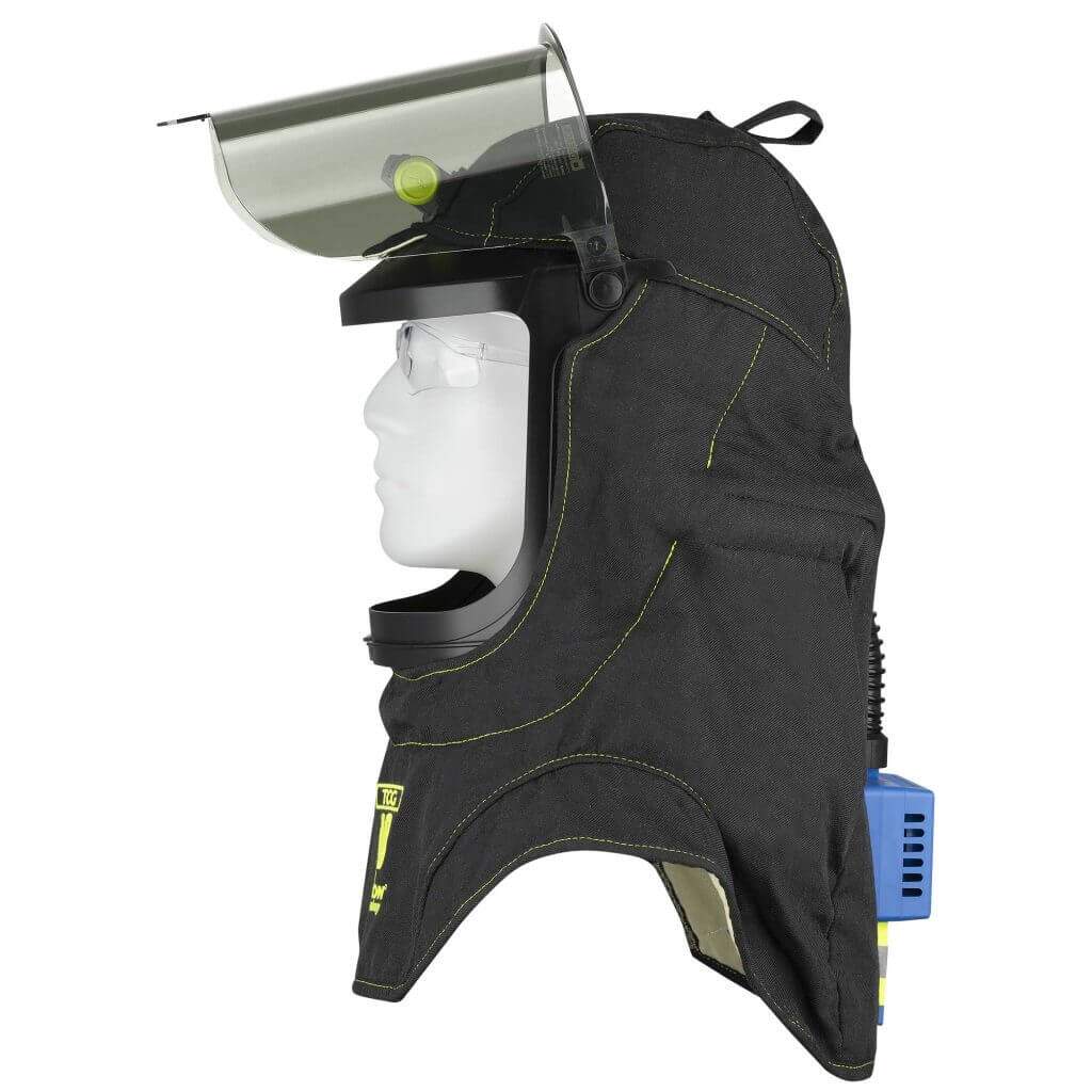 TCG EZ Lift Arc Flash Hoods LeftSideImage