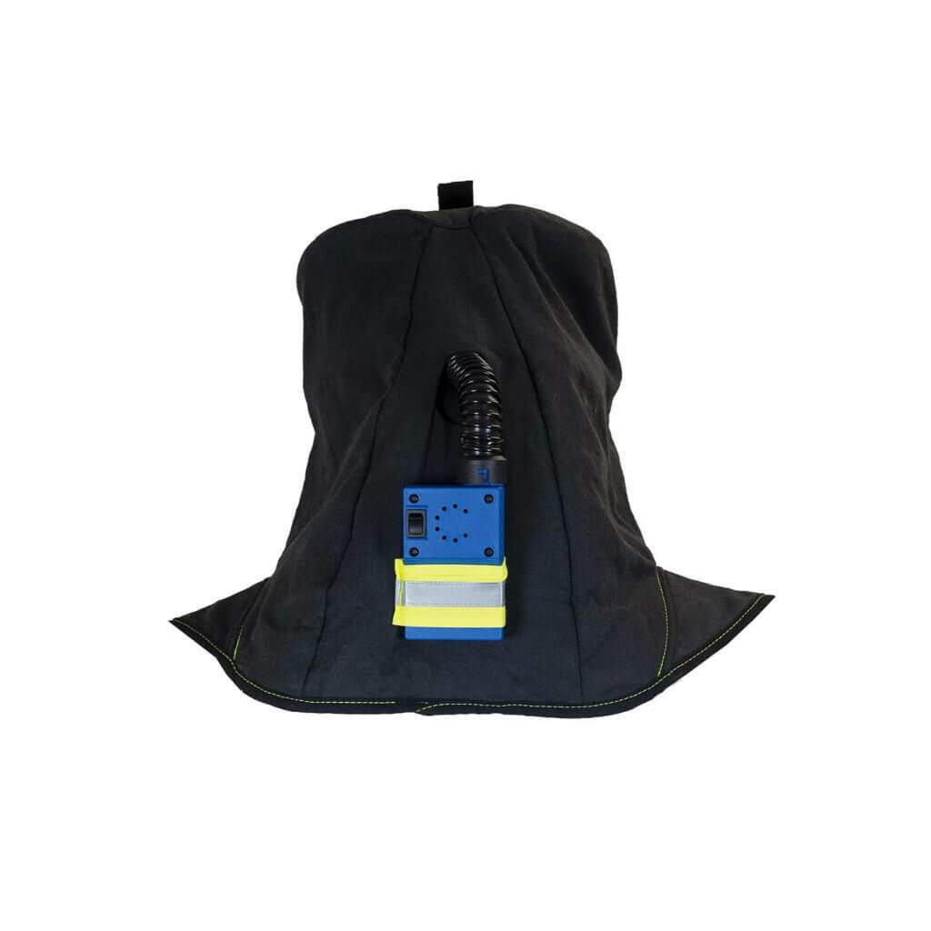 TCG™ 75 Cal Arc Flash Hood w/ Adapters, Ventilation System and Light Back Image