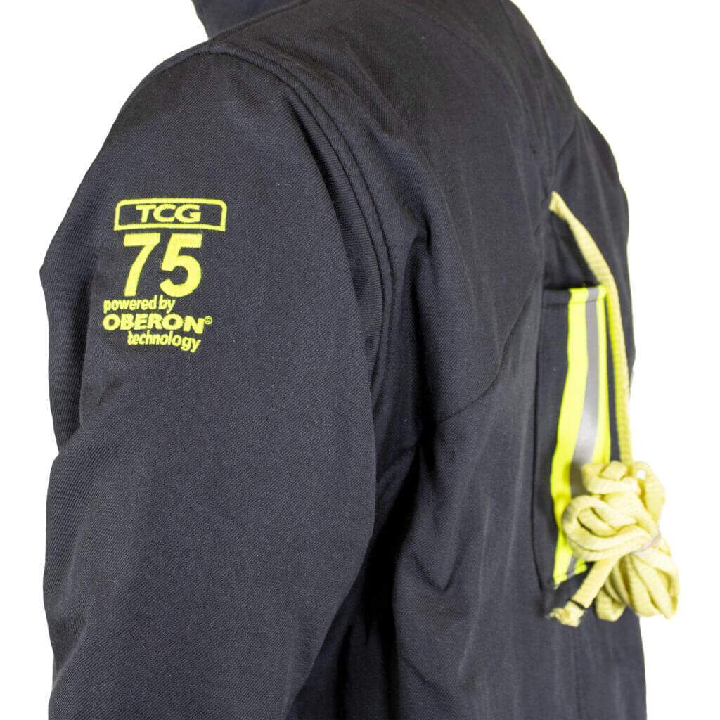 TCG 75 Cal Arc Flash Coats w/ Escape Strap CloseUpImage