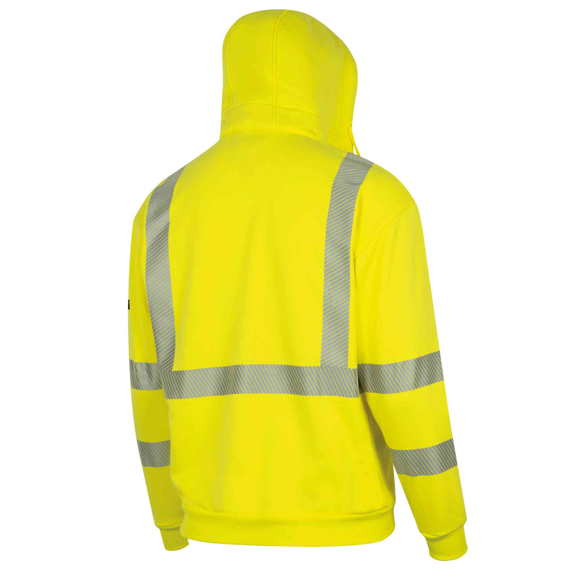 FR/Arc-Rated Heavyweight Cotton Fleece Zip-Front Hoodies BackImage