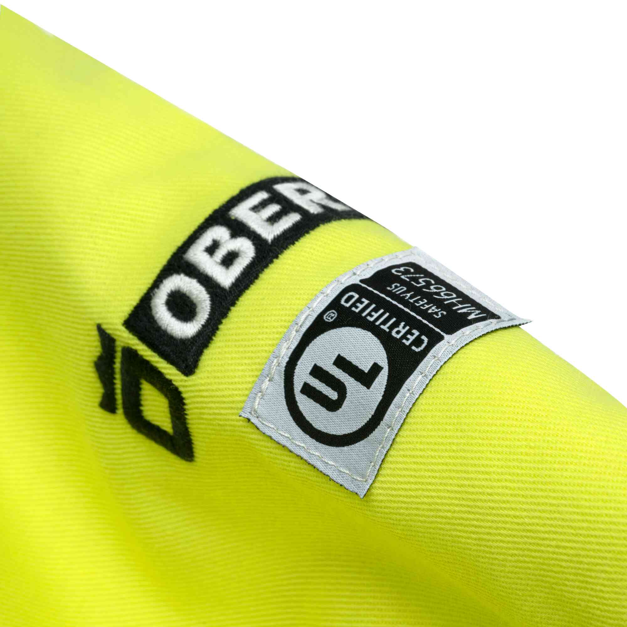 Hi-Vis FR/Arc-Rated Insulated Safety Parkas Close-Up Image