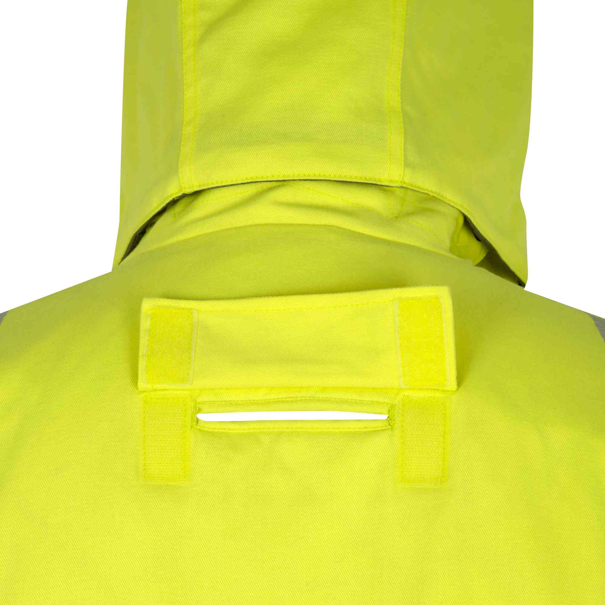 Hi-Vis FR/Arc-Rated Insulated Safety Parkas Close-Up Image