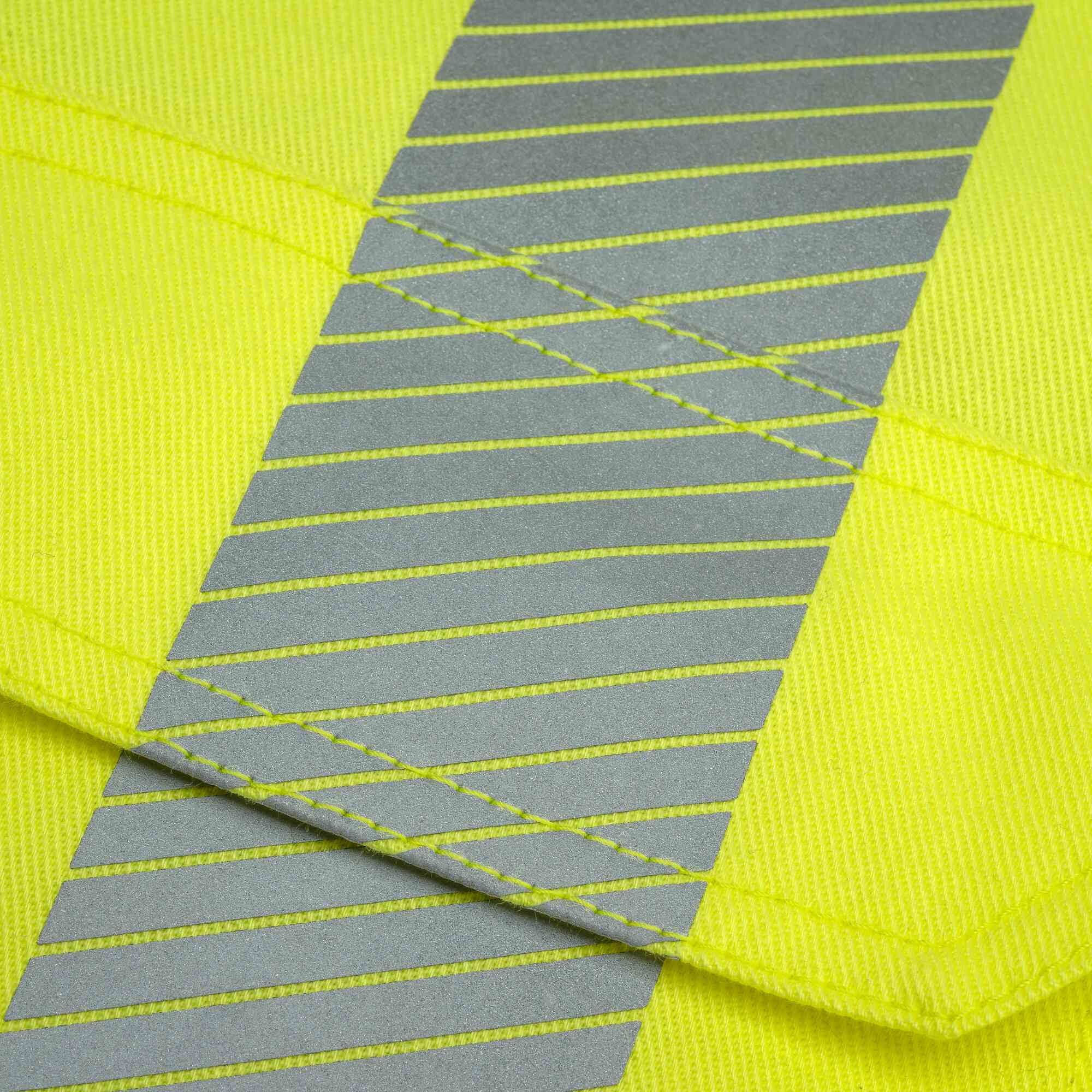Hi-Vis FR/Arc-Rated Insulated Safety Parkas Close-Up Image