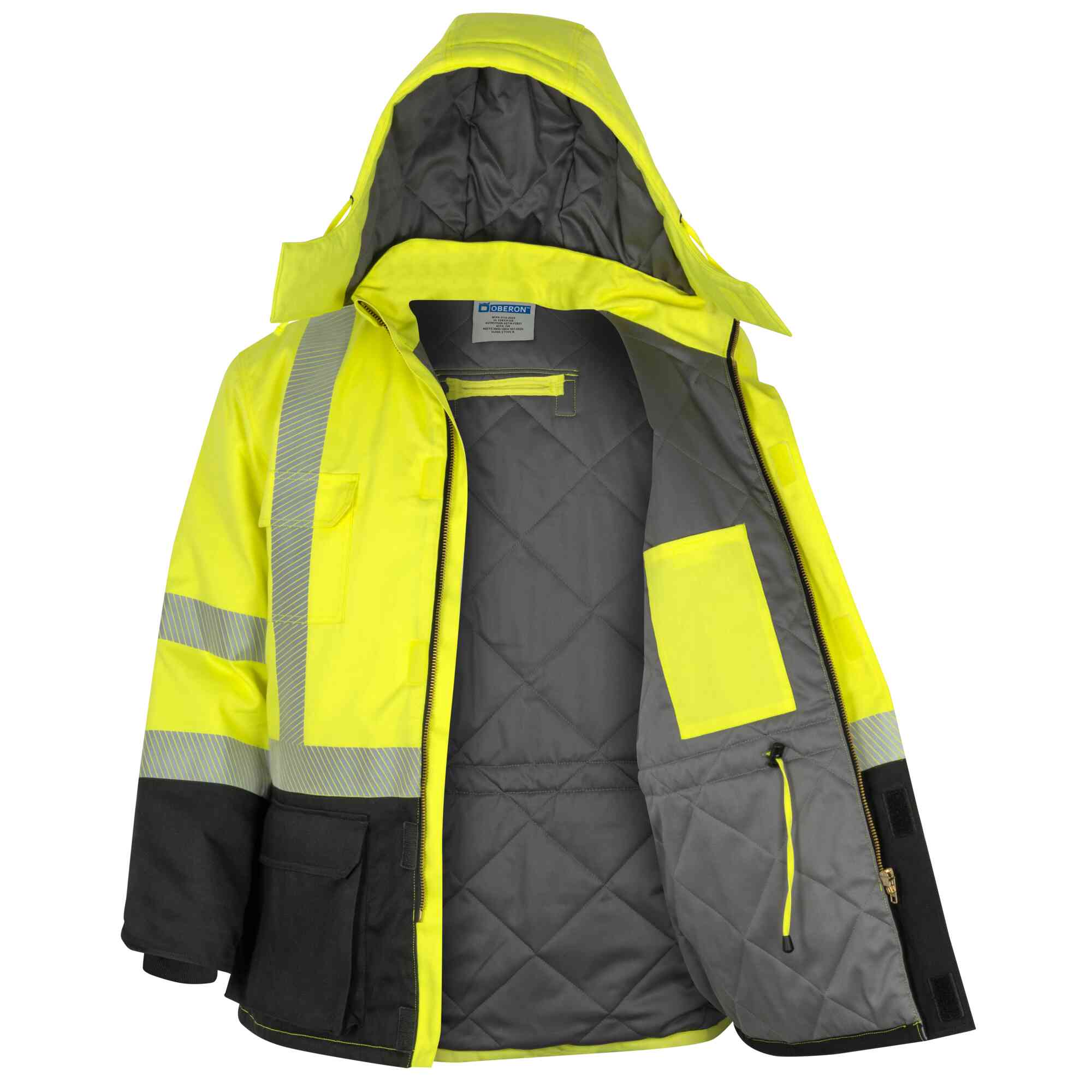 Hi-Vis FR/Arc-Rated Insulated Safety Parkas Product State Image
