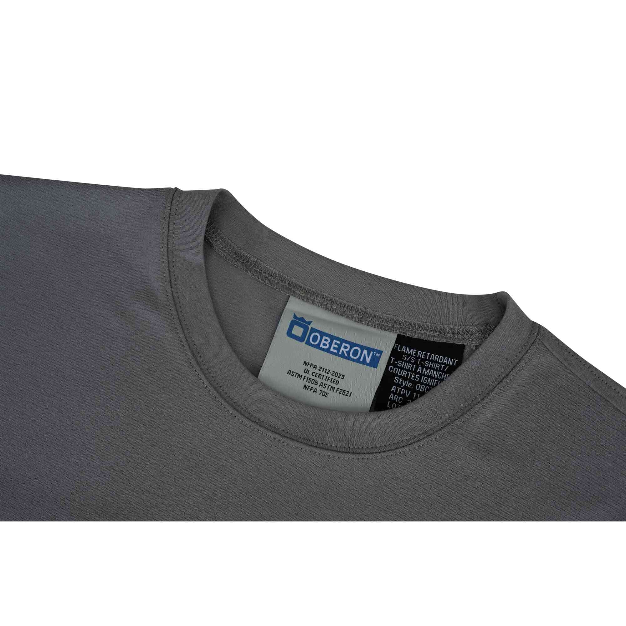 FR/Arc-Rated Short Sleeve Safety Shirts
 Close-Up Image