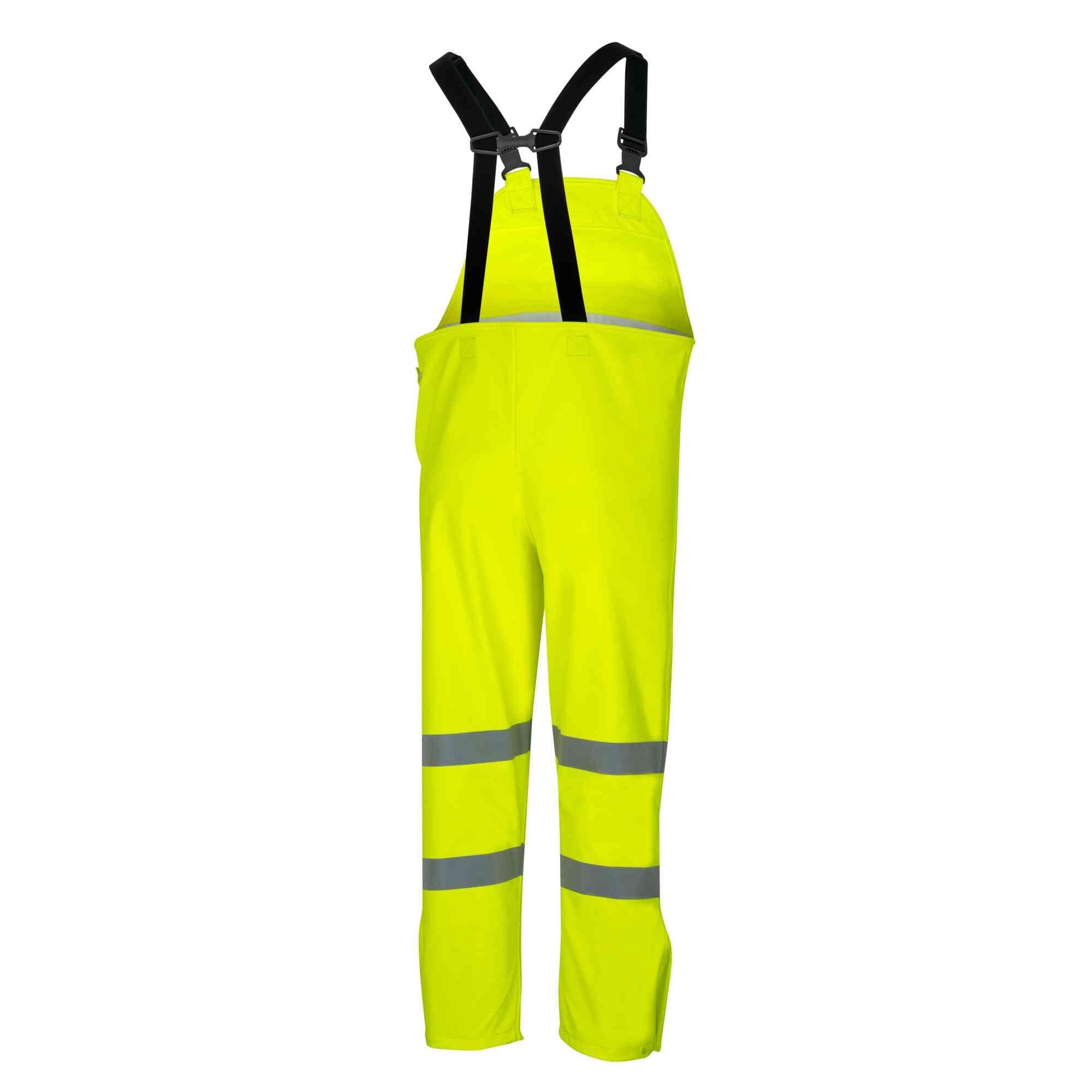 FR/Arc-Rated PU Cotton Safety Bib Pants BackImage