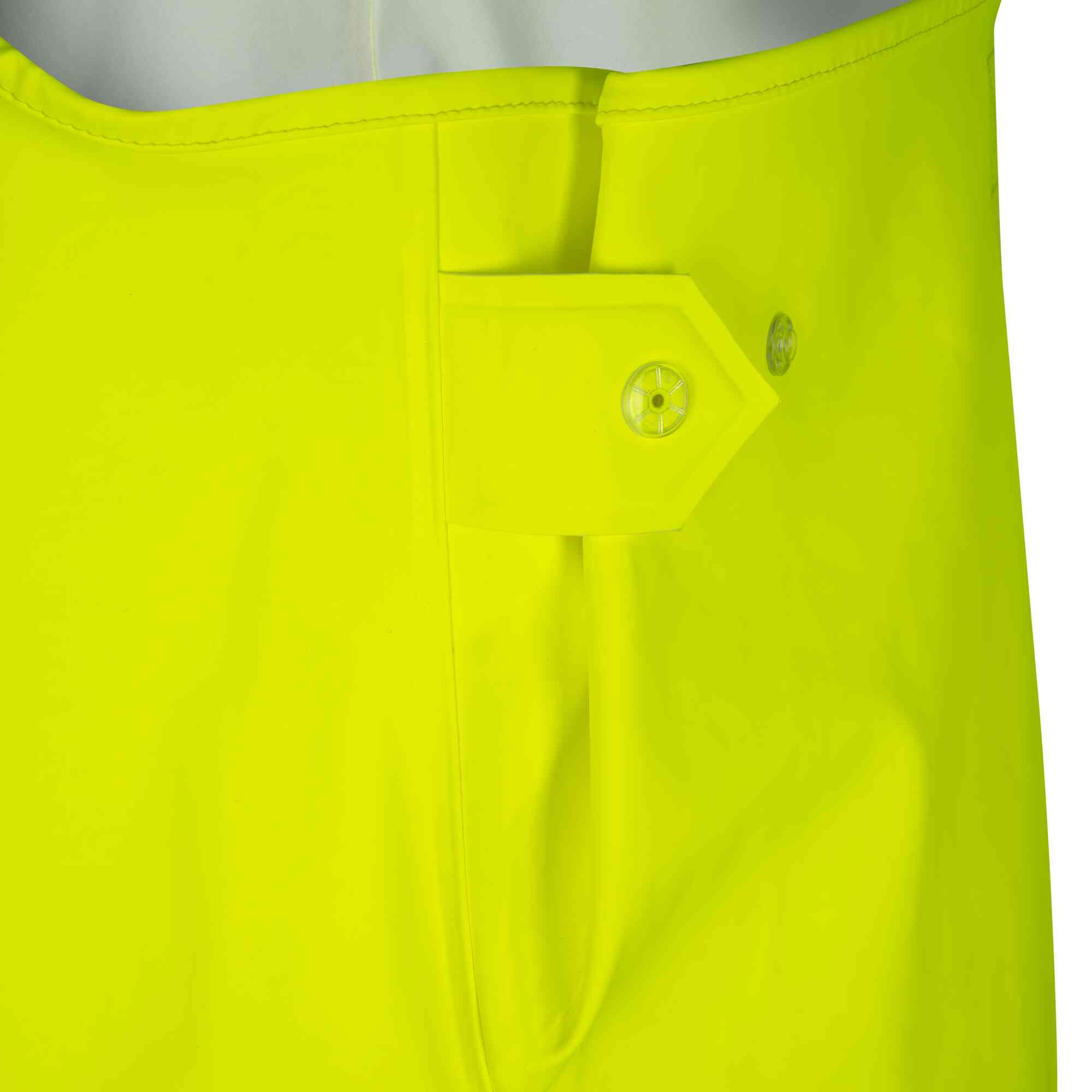 FR/Arc-Rated PU Cotton Safety Bib Pants Close-Up Image