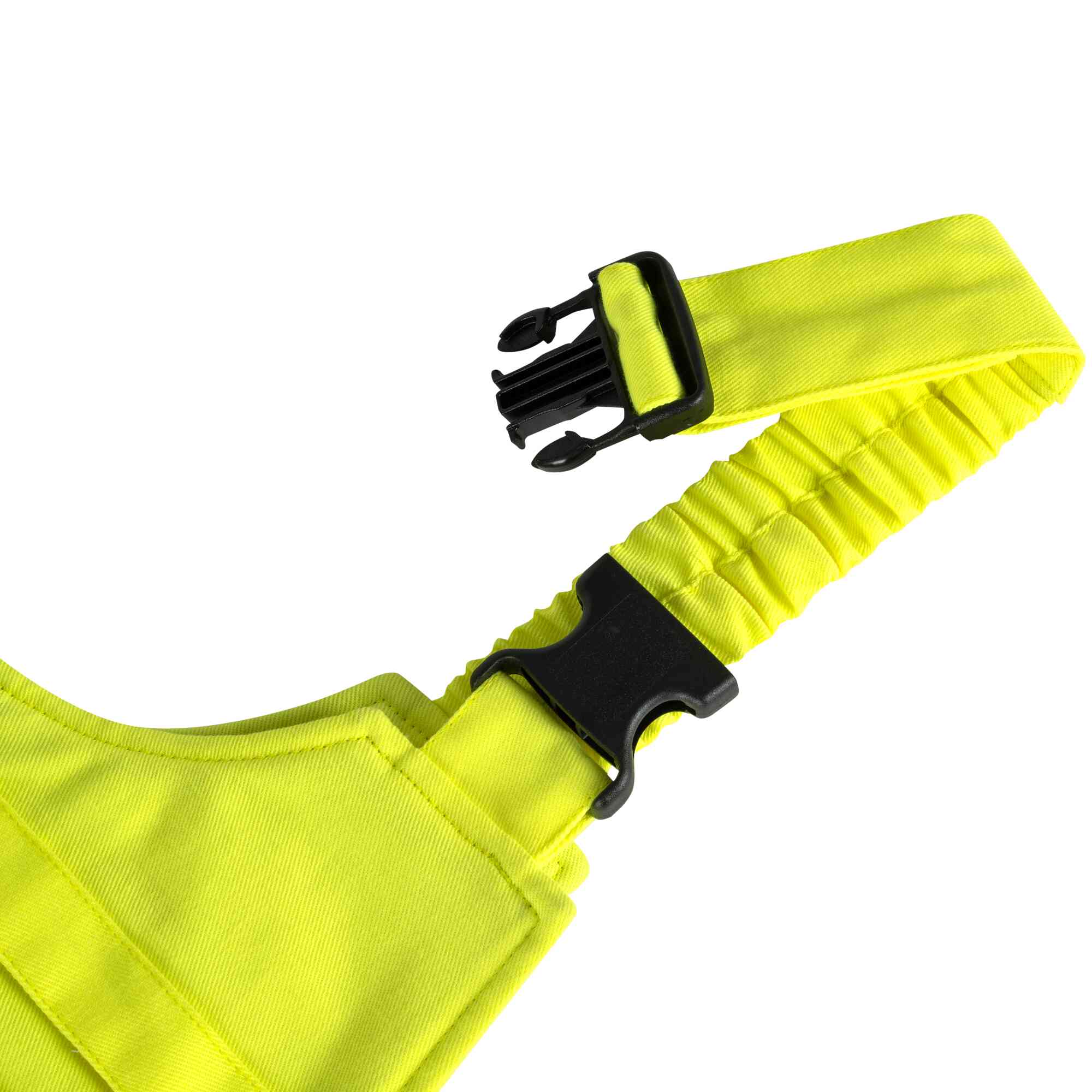 Hi-Vis FR/Arc-Rated Insulated Safety Overalls Close-Up Image