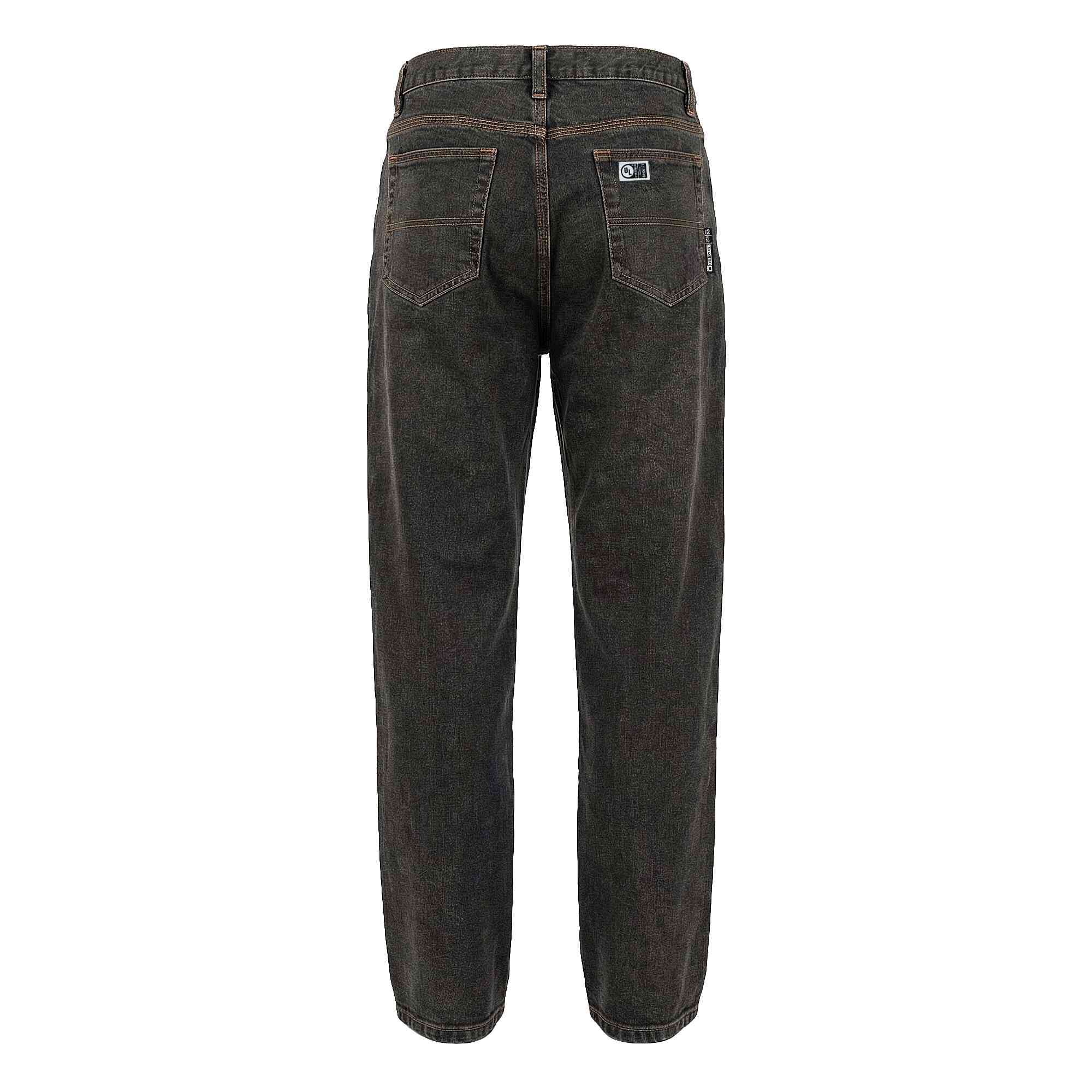 FR/AR Stretch Cotton Denim Jeans Back Image