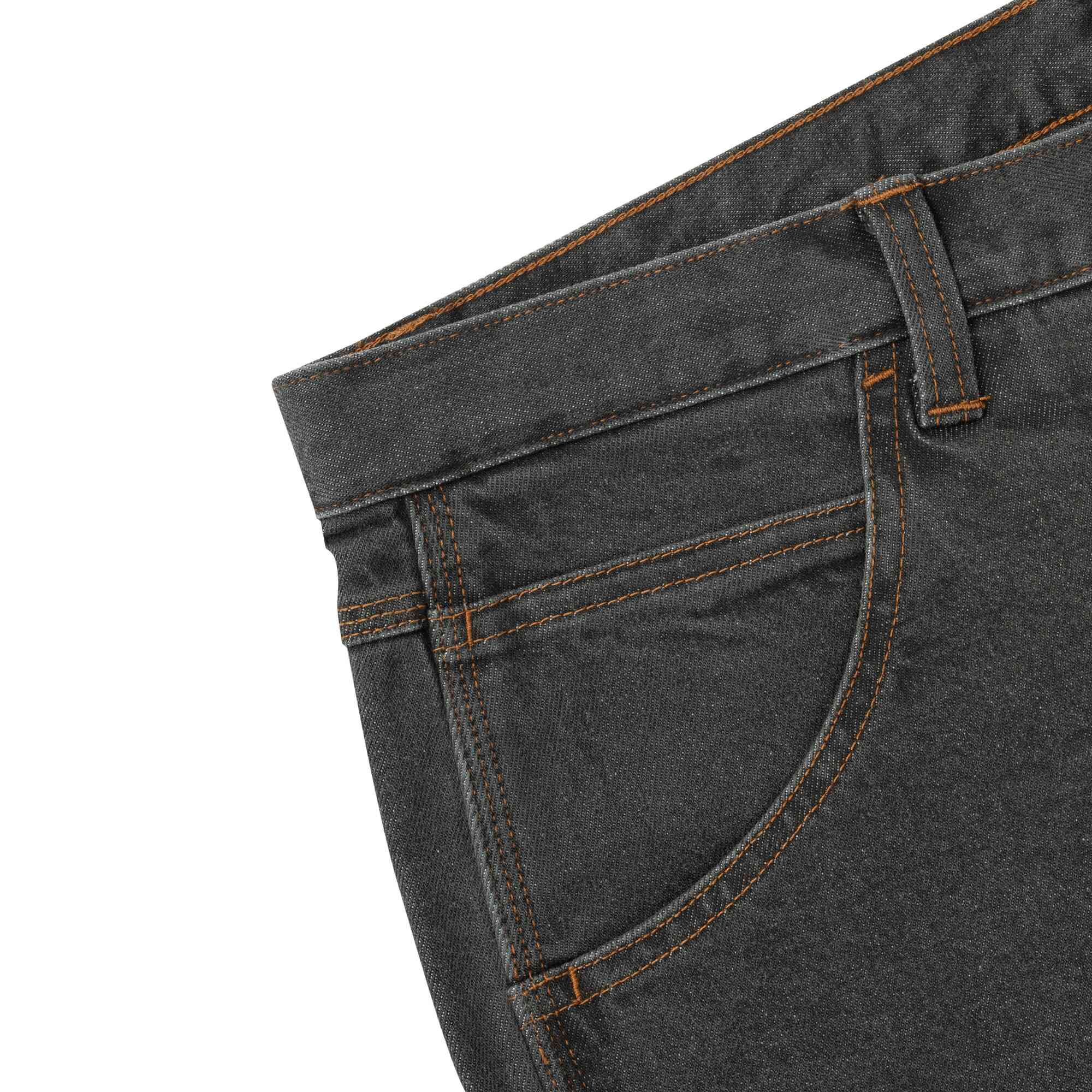 FR/AR Stretch Cotton Denim Jeans Close-Up Image