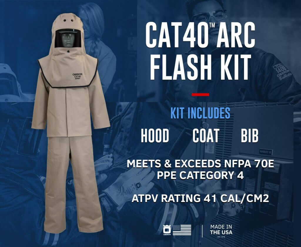 40 Cal CAT™ Arc Flash Coat and Bib Kit