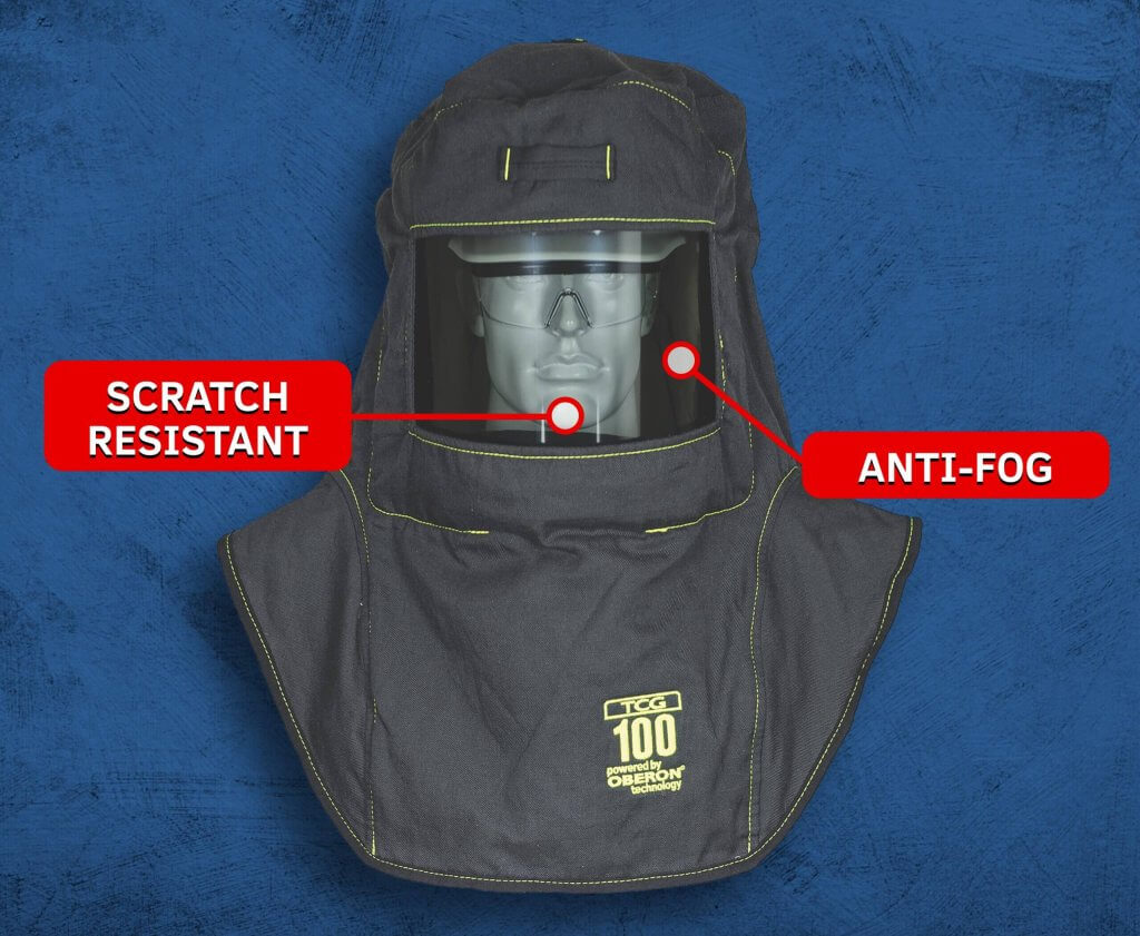 【ar11月号掲載】OVERRIDE REC FAKEFUR HOOD SG 100 Cal TCG™ Arc Flash Hood