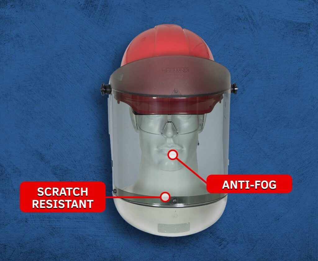 12 Cal TCG™ Arc Flash Face Shield and Hard Cap