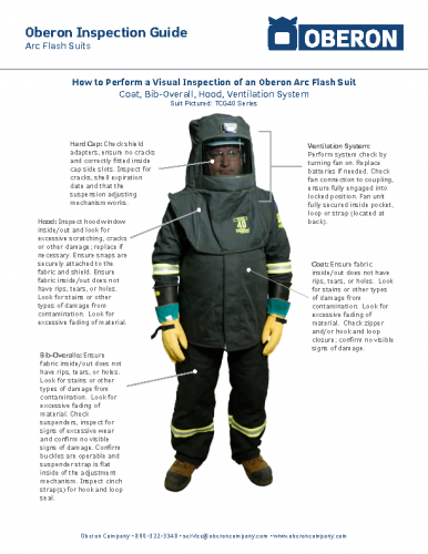 Arc Flash Suit Inspection Guide