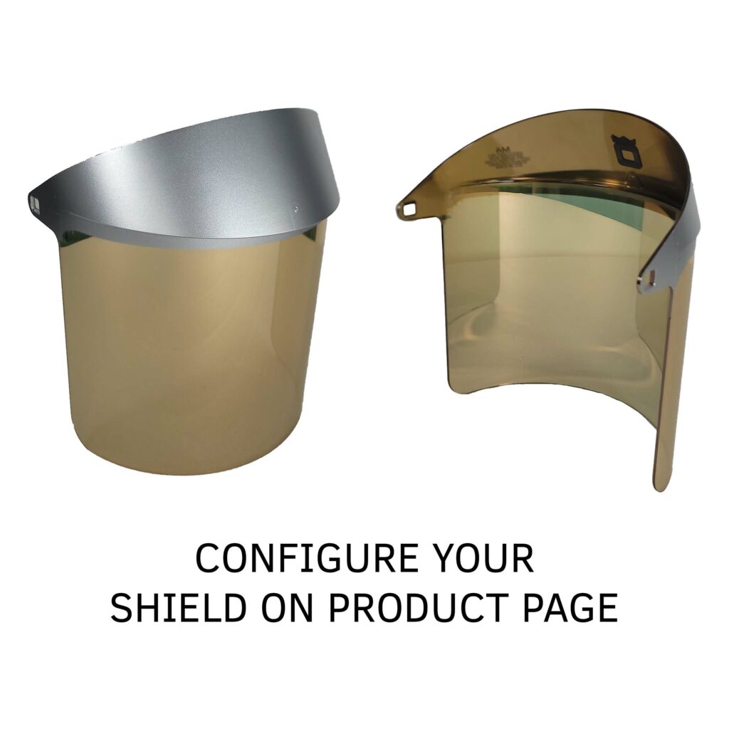 Clear Gold Face Shield