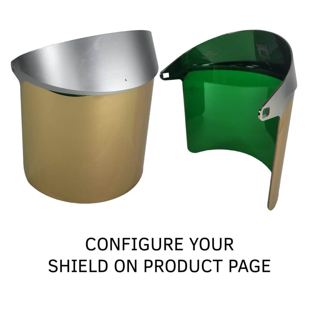 Green Gold Face Shield