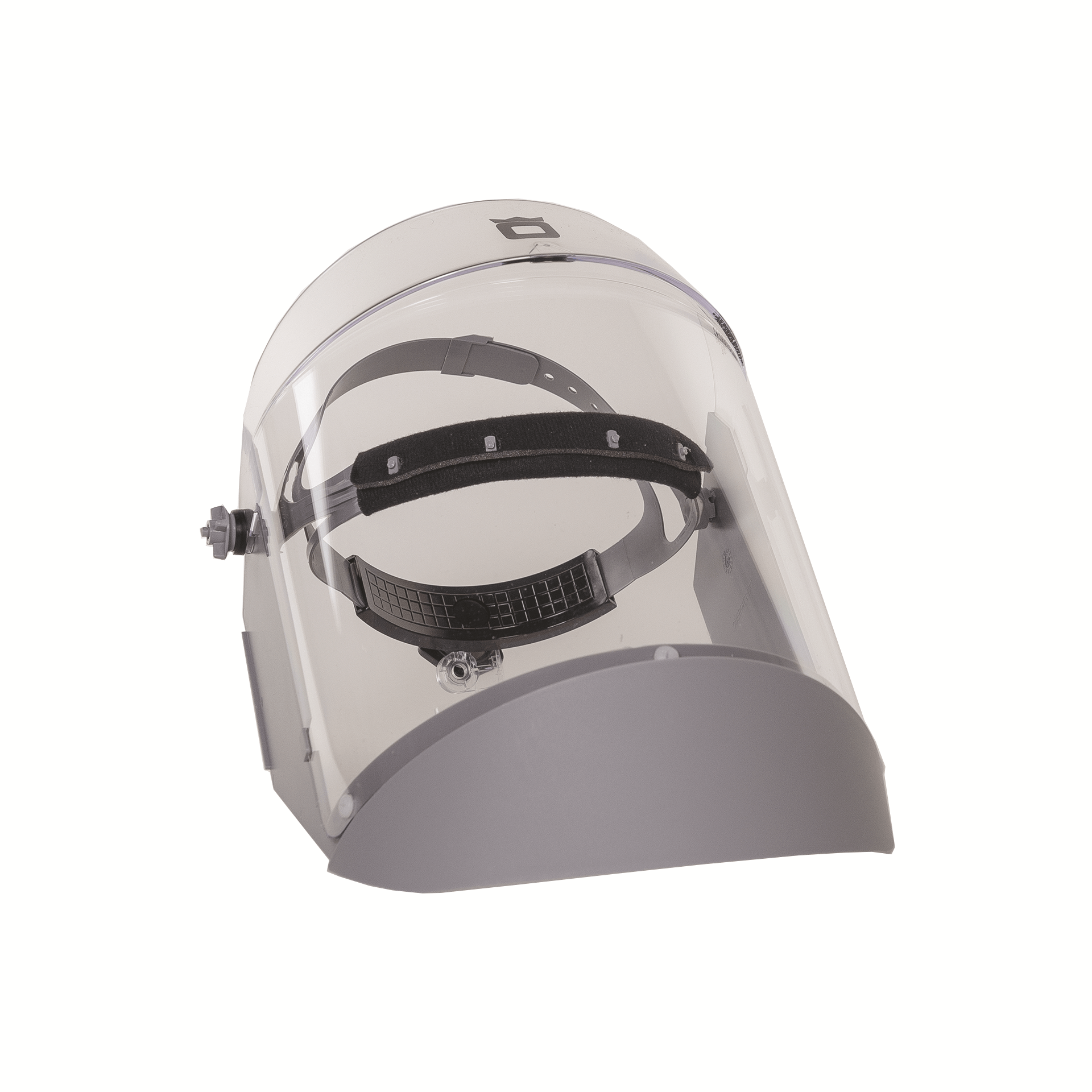 Clear Polycarbonate Face Shield Without Anti Fog And Side Shields And Double Crown Clark 6376