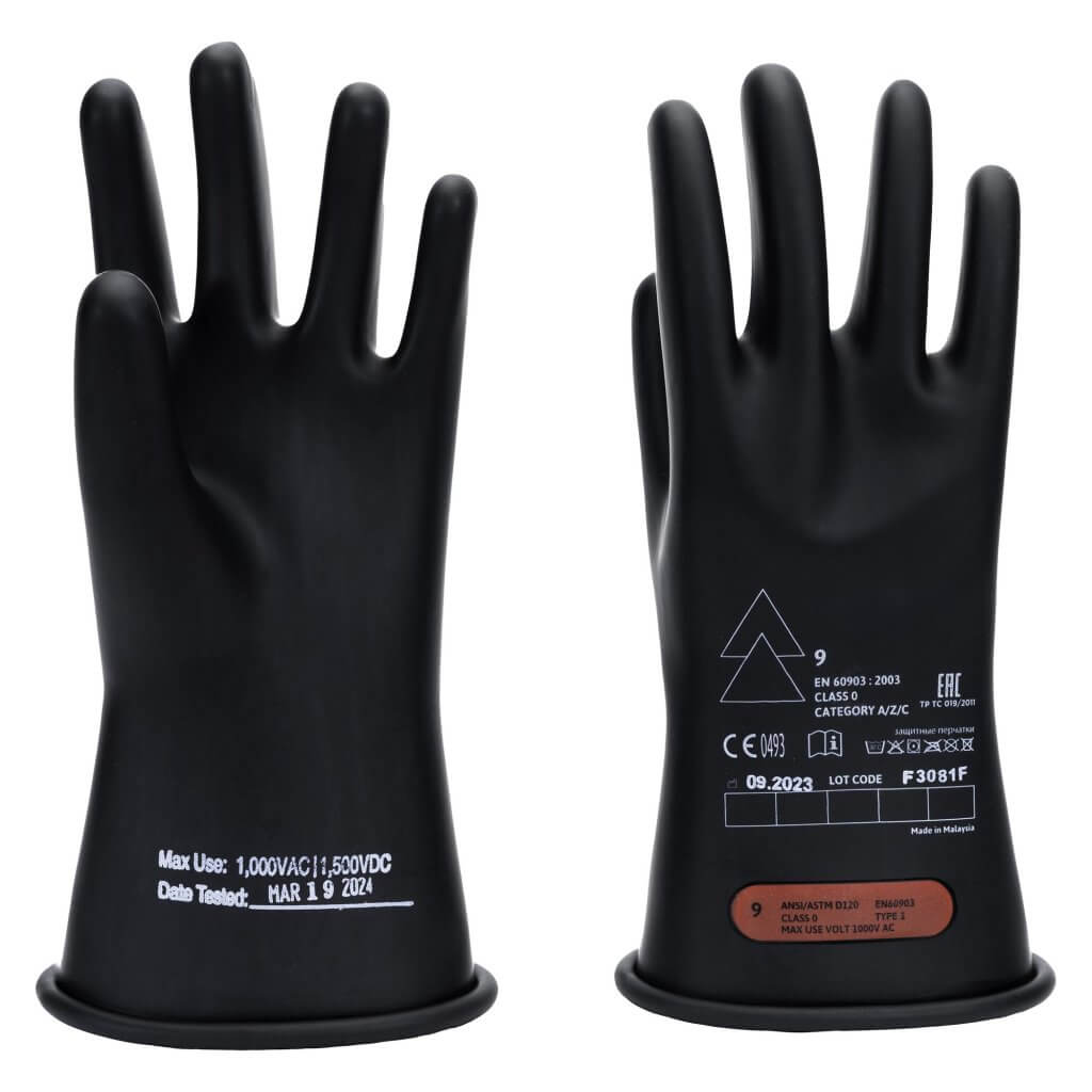 Class 0 Electrical Rubber Insulating Gloves