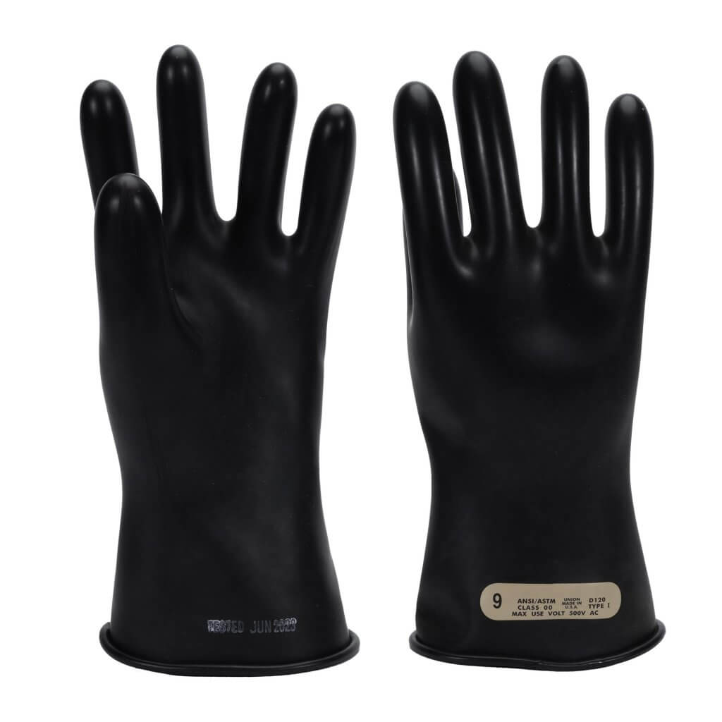 Class 00 Electrical Rubber Insulating Gloves