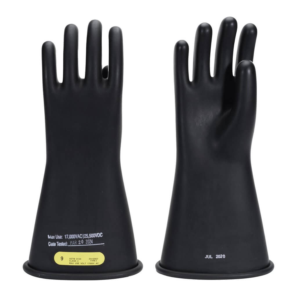 Class 2 Electrical Rubber Insulating Gloves