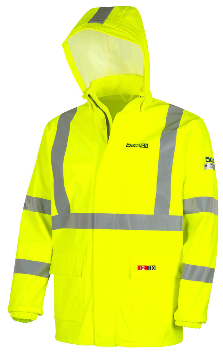Hi-Vis FR/Arc-Rated PU Cotton Safety Jacket