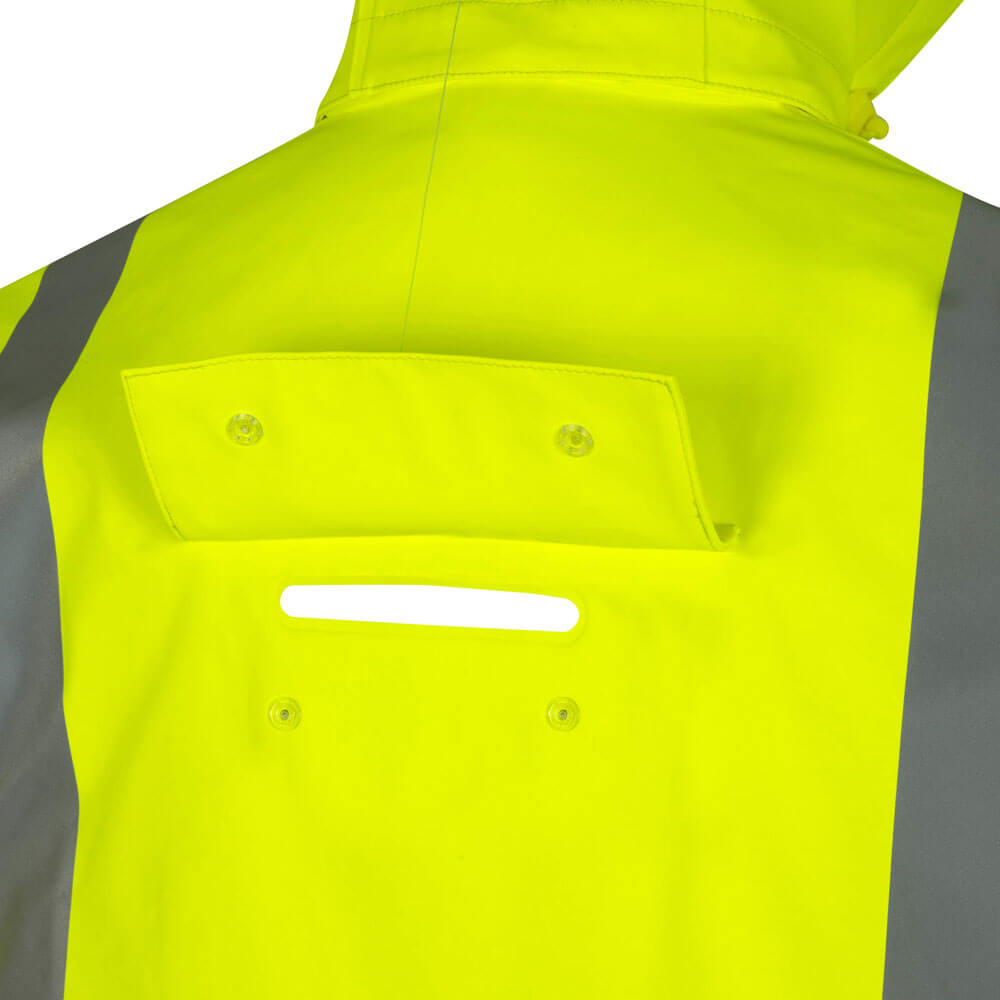 Hi-Vis FR/Arc-Rated PU Cotton Safety Jacket