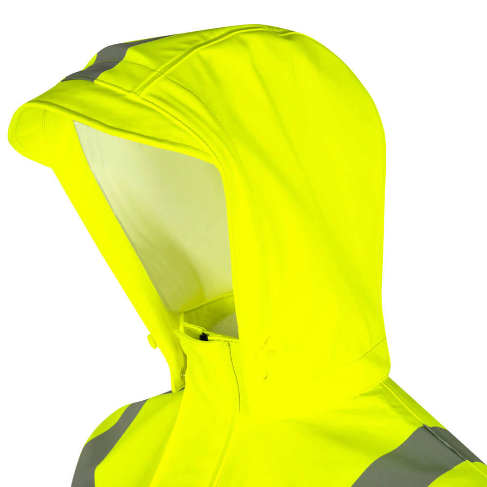 Hi-Vis FR/Arc-Rated PU Cotton Safety Jacket