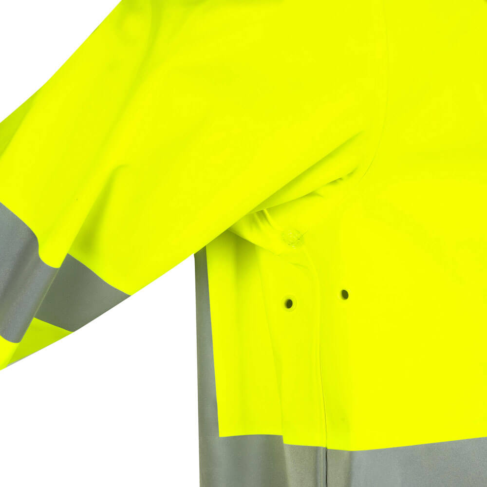 Hi-Vis FR/Arc-Rated PU Cotton Safety Jacket