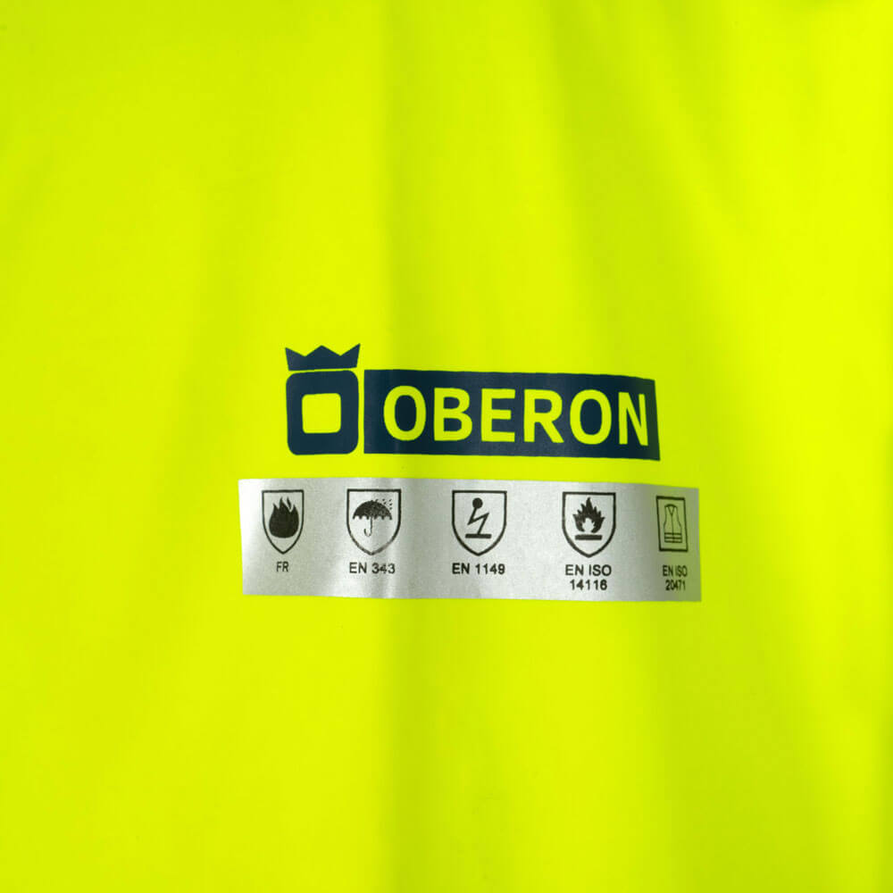 Hi-Vis FR/Arc-Rated PU Cotton Safety Jacket