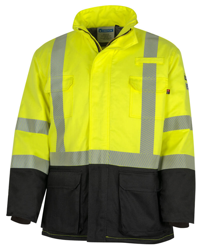 Hi-Vis FR/Arc-Rated Insulated Safety Overalls
