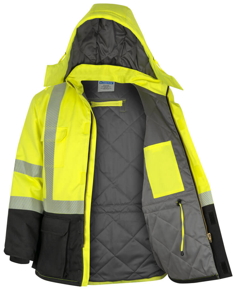 Hi-Vis FR/Arc-Rated Insulated Safety Overalls